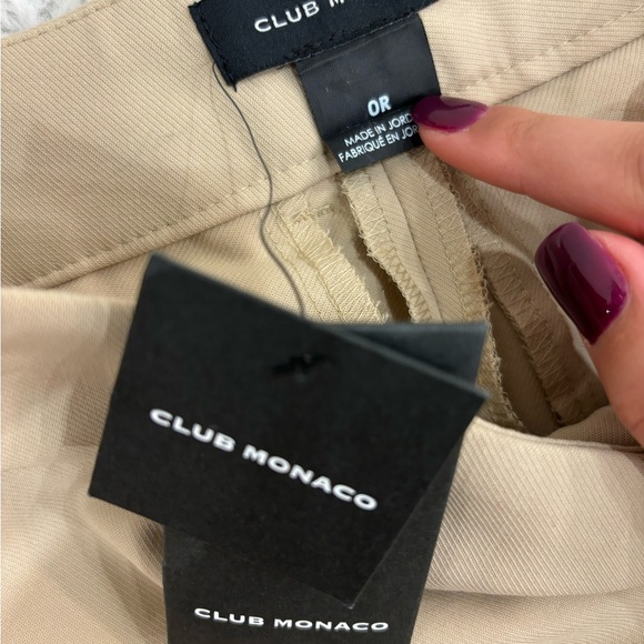 Club Monaco tan dress pants MATIE PANT BNWT - Picture 3 of 5